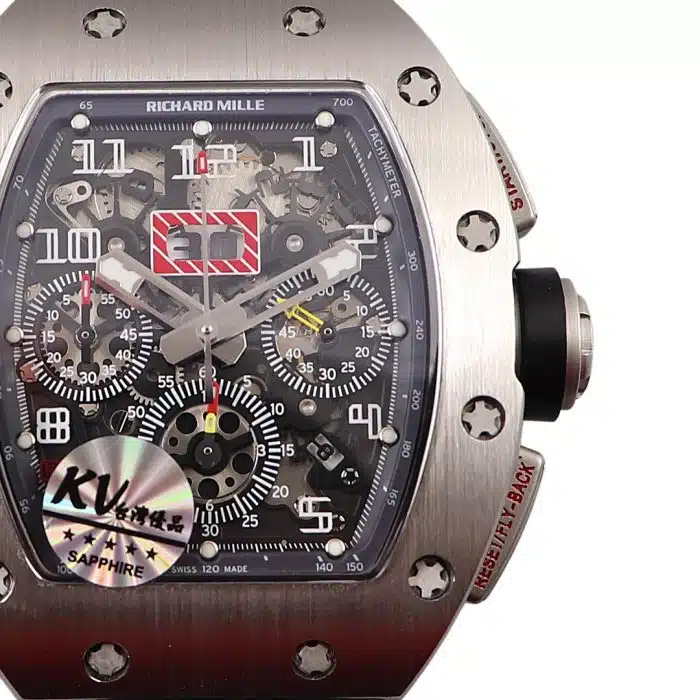 Richard Mille RM 011 Flyback Chronograph Size:50 x 40mm 1:1 Replica - Image 4