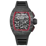 Richard Mille RM 011 NTPT Carbon Red Bezel Size:50 x 40mm 1:1 Replica