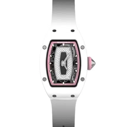 Richard Mille RM 07-01 White Creamic Diamonds Size:45.66 x 31.40mm 1:1 Replica