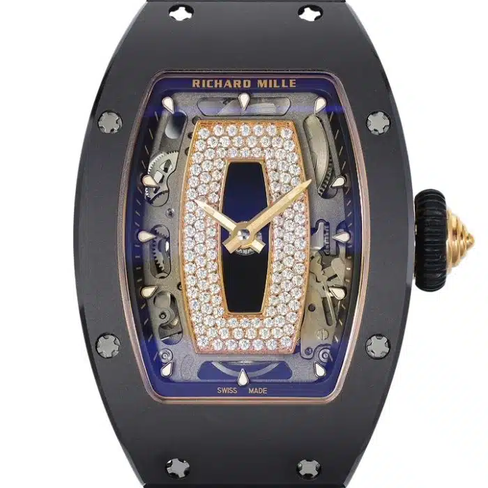 Richard Mille RM 07-01 Black Ceramic Size:45.66 x 31.40mm 1:1 Replica - Image 3