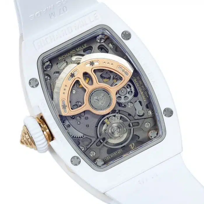Richard Mille RM 07-01 LADIES White Ceramic Size:45.66 x 31.40mm 1:1 Replica - Image 8