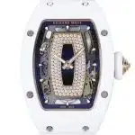 Richard Mille RM 07-01 LADIES White Ceramic Size:45.66 x 31.40mm 1:1 Replica - Image 9