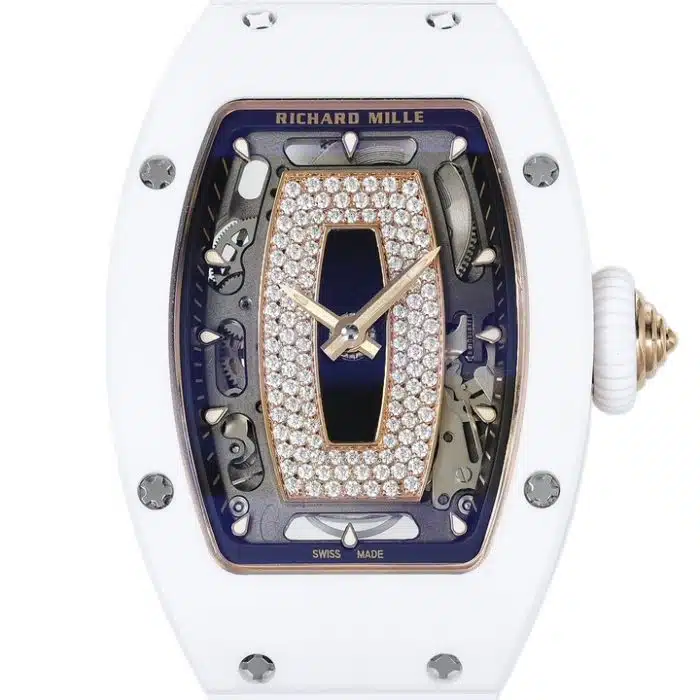 Richard Mille RM 07-01 LADIES White Ceramic Size:45.66 x 31.40mm 1:1 Replica - Image 9