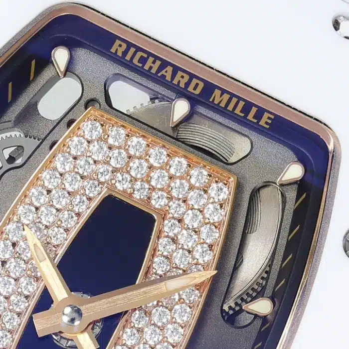 Richard Mille RM 07-01 LADIES White Ceramic Size:45.66 x 31.40mm 1:1 Replica - Image 3