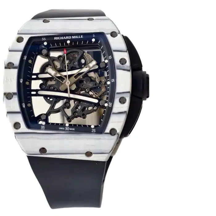 Richard Mille RM 61-01 Carbon fiber openwork Size:50.23 x 42.70mm 1:1 Replica - Image 6