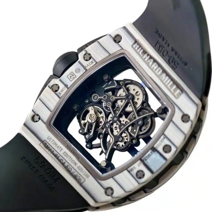 Richard Mille RM 61-01 Carbon fiber openwork Size:50.23 x 42.70mm 1:1 Replica - Image 5